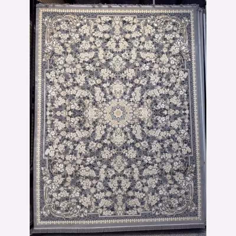 فرش ماشینی کاشان1200شانه طرح راماتیره12متری(باارسال رایگان)