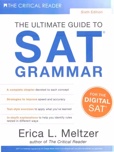 کتاب The Ultimate Guide to SAT Grammar by Erica Meltzer