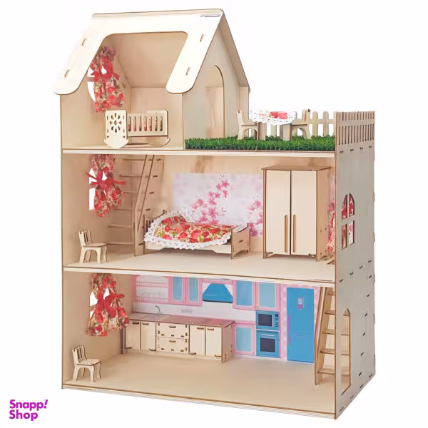 اسباب بازی خانه عروسکی مدل موگن فو
