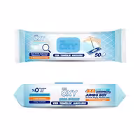 دستمال مرطوب ویژه طی همه کاره مستر اکسی mr.OXY بسته 50 عددی