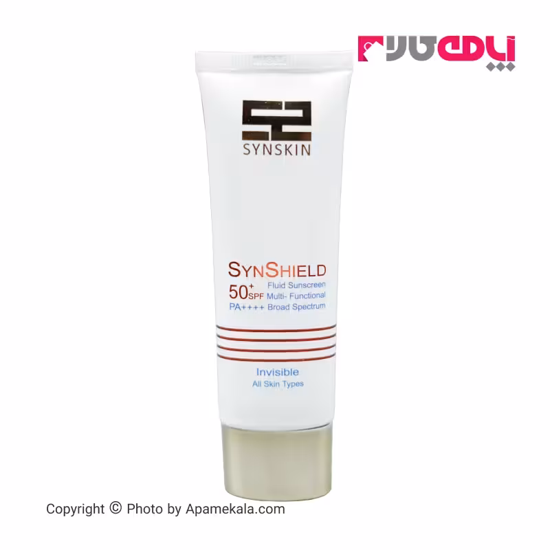 ضد آفتاب فلویید بی رنگ Spf50 مناسب انواع پوست حجم 50میل ساین اسکین | Synskin