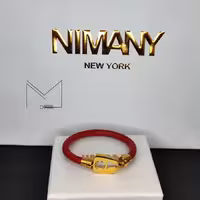 دستبند نیمانی قرمز