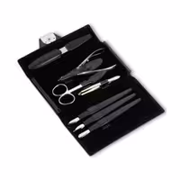 ست مانیکور حرفه‌ای زولینگن آلمان مدل FD-222-N با کیف چرمی و ابزار فولادی ضدزنگ – مناسب برای استفاده خانگی و حرفه‌ای