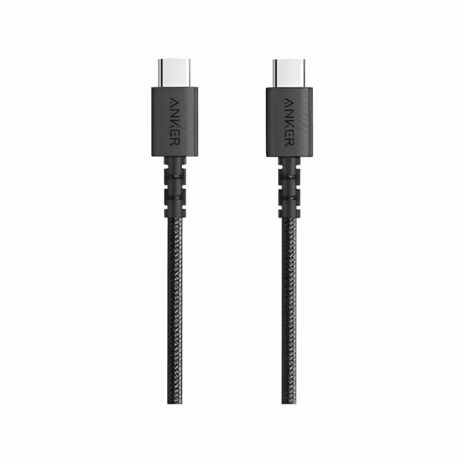 کابل تبدیل تایپ سی به تایپ سی انکر مدل پاور لاین سلکت پلاس طول 0.9 متر | Anker powerline Select plus A8032 USB-C to USB-C Cable 0.9m