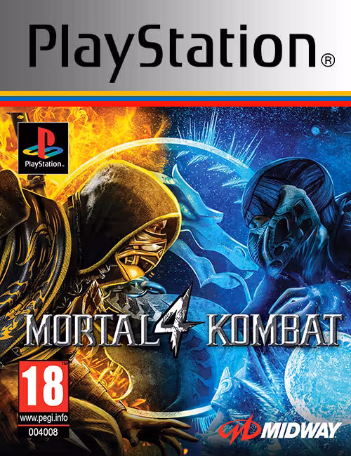 بازی Mortal Kombat 4 برای PS1