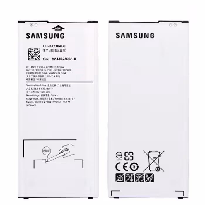 باتری سامسونگ Galaxy A7 2016 مدل EB-BA710ABE با ظرفیت 3300mAh اورجینال 🔋