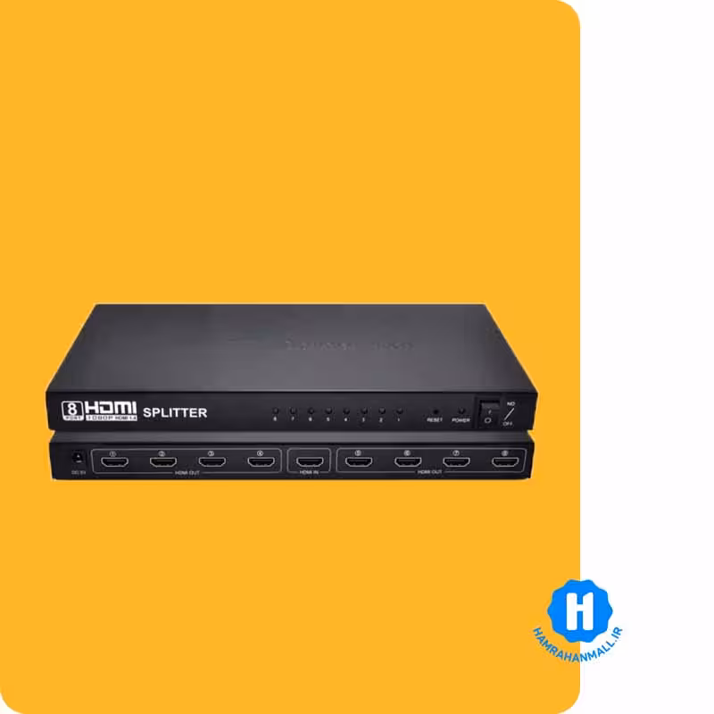 اسپلیتر 8 پورت HDMI با قابلیت 3D وی نت V-SPHD1408
