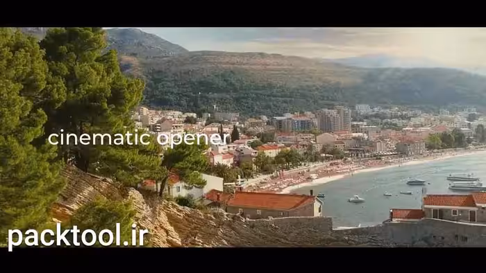 پروژه آماده اسلایدشو اوپنر داوینچی ریزالو Cinematic Dynamic Opener - پک تول