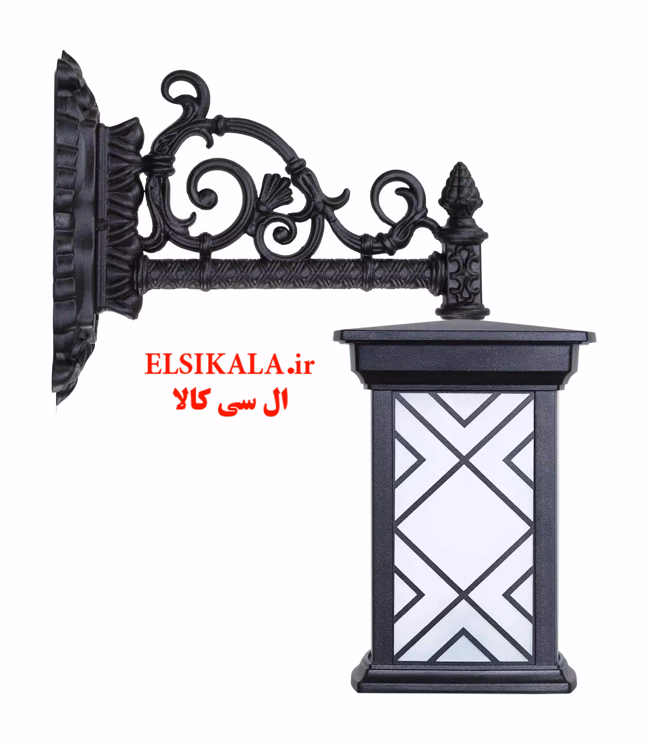 چراغ دیواری درتا طرحدار آلمینیوم دایکاست