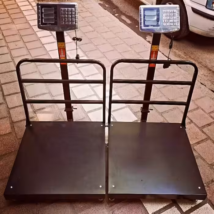 ترازو باسکول 400 کیلویی تاشو کیبورد استیل