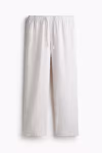 شلوار مردانه مخلوط کتانی تناسب اورجینال H&M