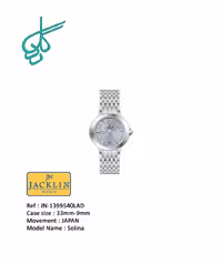 ساعت زنانه استیل اورجینال جَکلین Solina مدل JN-1399540 موتور میوتا ژاپن رنگ ثابت سایز 31 میلیمتر کد 1924771
