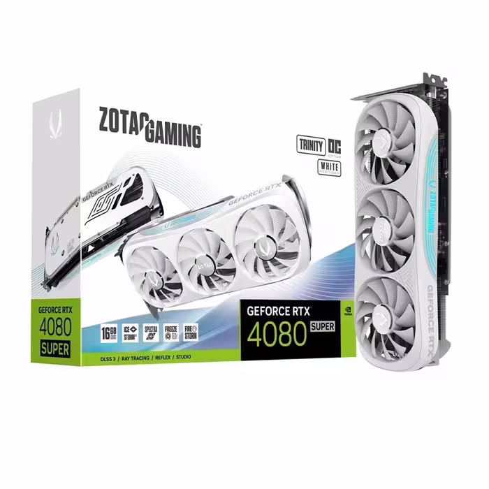 کارت گرافیک زوتک مدل RTX 4080 Super Trinity OC White با ظرفیت 16 گیگابایت