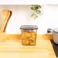 بانکه درب قفلدار فولی لایف ضدنشتی 2000 میلی لیتری رنگ دودی (tesny) کد 4993