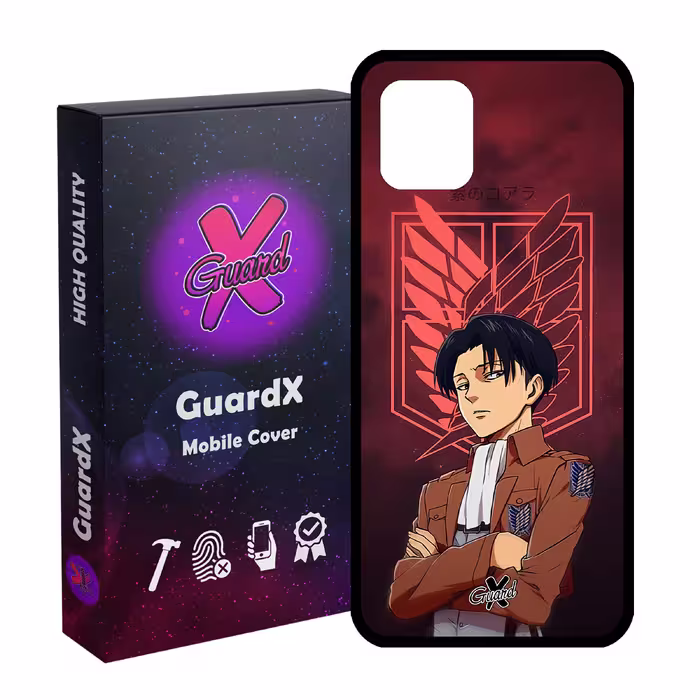 کاور گارد ایکس طرح Levi Anime مدل Glass10478 مناسب برای گوشی موبایل سامسونگ Galaxy Note 10 Lite / A81