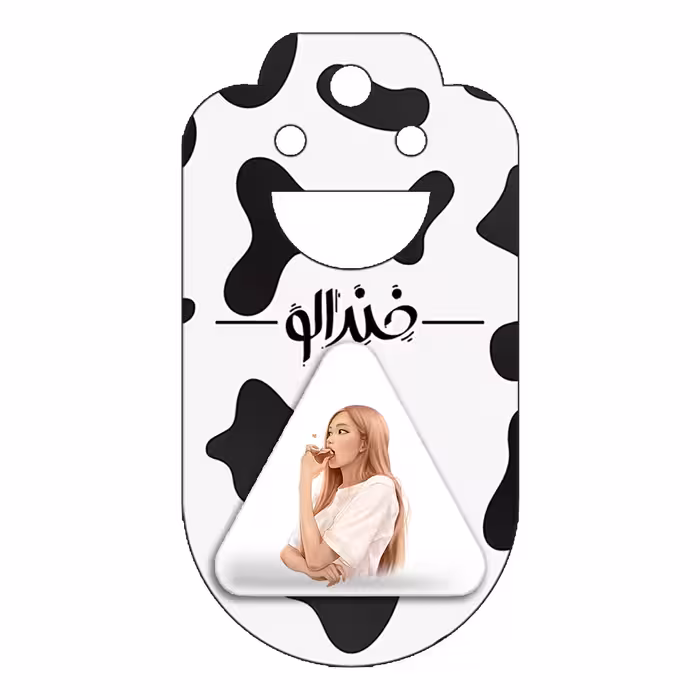 پیکسل خندالو طرح رزی گروه موسیقی بلک پینک مدل مثلثی کد 3115