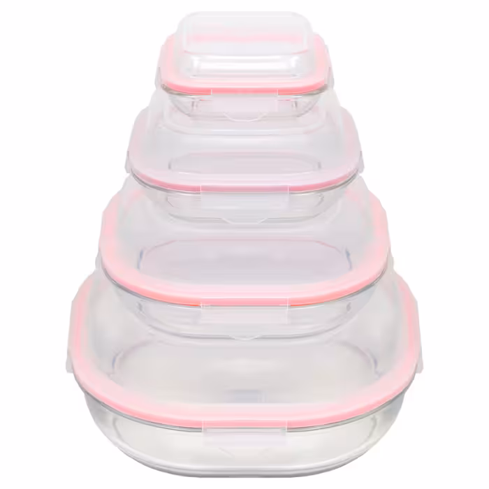 ظرف نگهدارنده لیمون مدل GLASS مجموعه 4 عددی