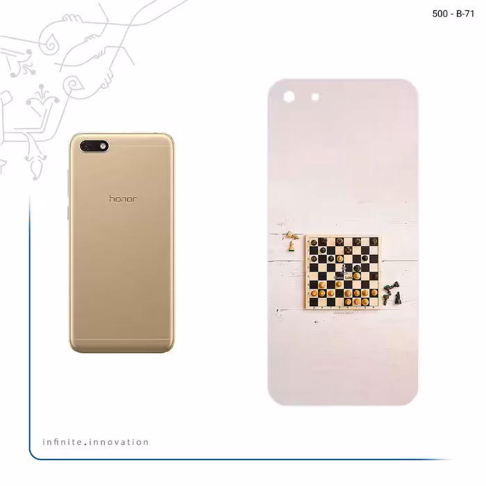 برچسب پوششی ماهوت مدل Chess مناسب برای گوشی موبایل آنر 7S