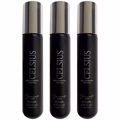 عطر جیبی مردانه ژک ساف مدل Celsius حجم 22 میلی لیتر مجموعه 3 عددی