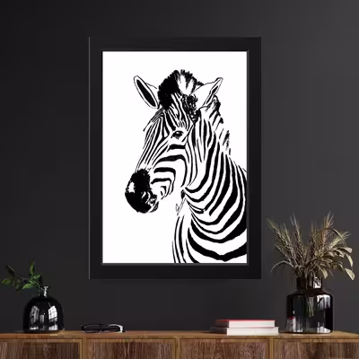 تابلو مدل مینیمال ZEBRA کد S2508-b
