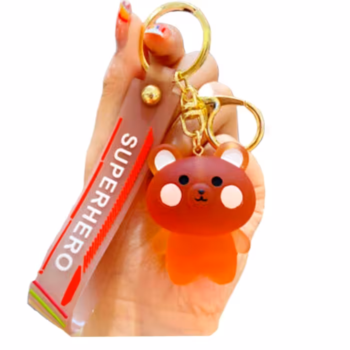 جاکلیدی مدل Love طرح خرس تدی