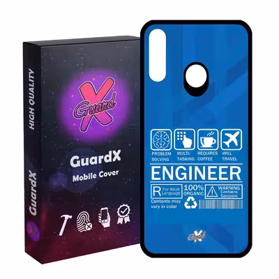 کاور گارد ایکس طرح مهندس مدل Glass10538 مناسب برای گوشی موبایل سامسونگ Galaxy A20s