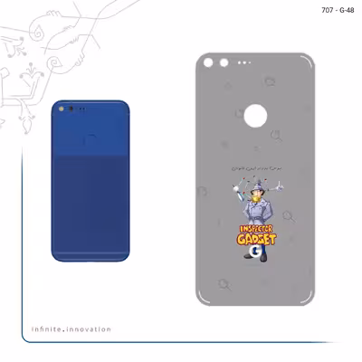 برچسب پوششی ماهوت مدل Inspector Gadget مناسب برای گوشی موبایل گوگل Pixel XL