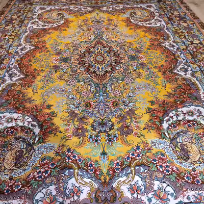 فرش دستباف سه متری طرح نوین فر تبریز مدل AA