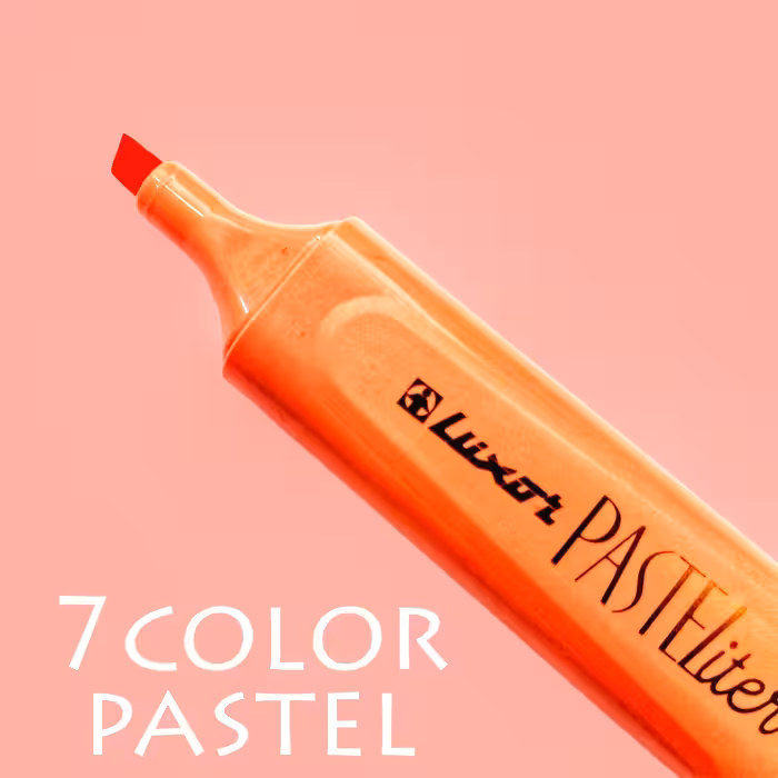 ماژیک علامت گذار لاکسر مدل پاستل سریز بسته 7 عددی