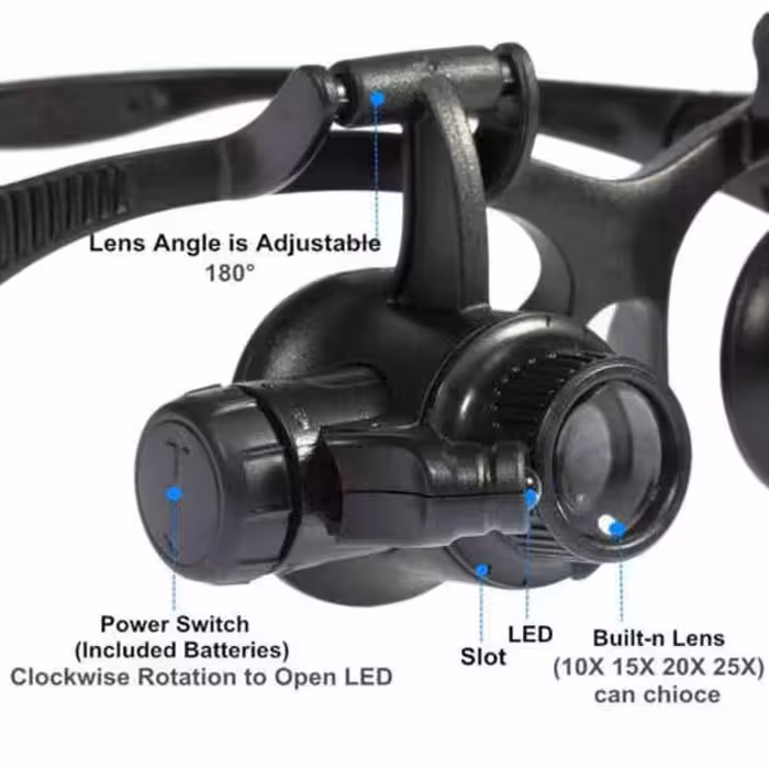 عینک ذره بینی مدل تعمیرات NETPIL-9892GL