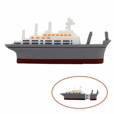 فلش مموری طرح کشتی مسافربری مدل Ul-Ship02 ظرفیت 64 گیگابایت