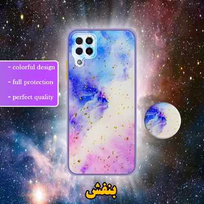 کاور لاین کینگ مدل Kahkeshaniha مناسب برای گوشی موبایل سامسونگ Galaxy A22 4G به همراه پایه نگهدارنده