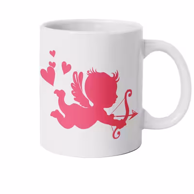 ماگ  دارلی طرح عاشقانه مدل MG1708