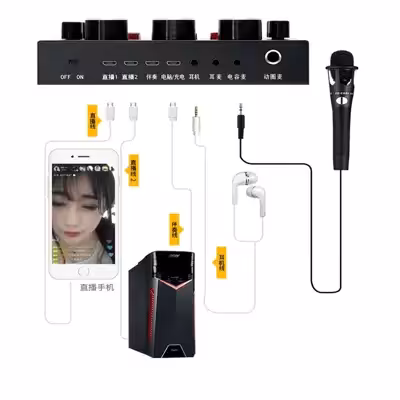 کارت صدا کیو وای اچ مدل V8-2