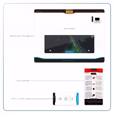 برچسب پوششی ماهوت مدل Jungle مناسب برای تبلت سامسونگ Galaxy Tab S2 9.7 2016 T819N