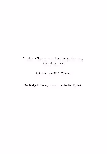 خرید و دانلود نسخه کامل کتاب Markov Chains and Stochastic Stability