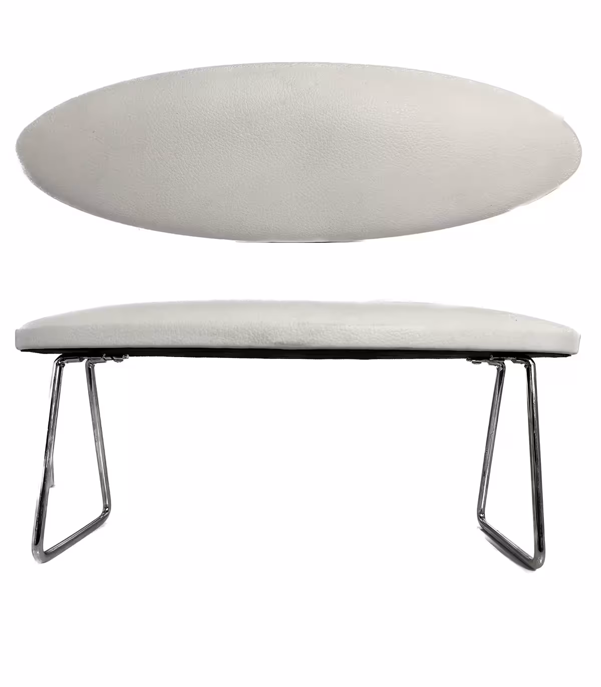 بالشتک زیر دست روسی پایه فلزی سفید