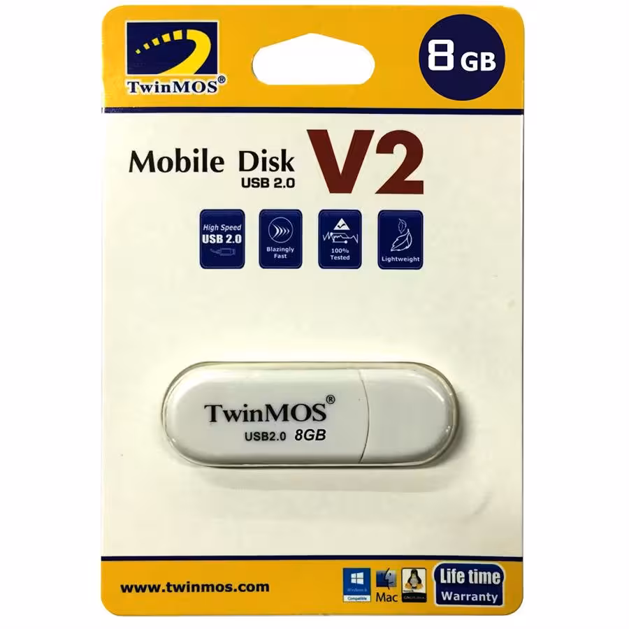 فلش مموری تویین موس مدل v2 با حافظه 8 گیگابایت