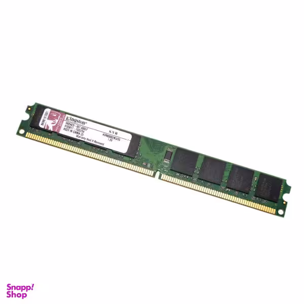 رم دسکتاپ DDR2 تک کاناله 800 مگاهرتز CL6 کینگستون مدل slim ظرفیت 2 گیگابایت
