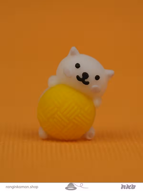 سرمدادی فانتزی سیلیکونی طرح گربه توپی Sarmadadi fantasy silicone ball cat design