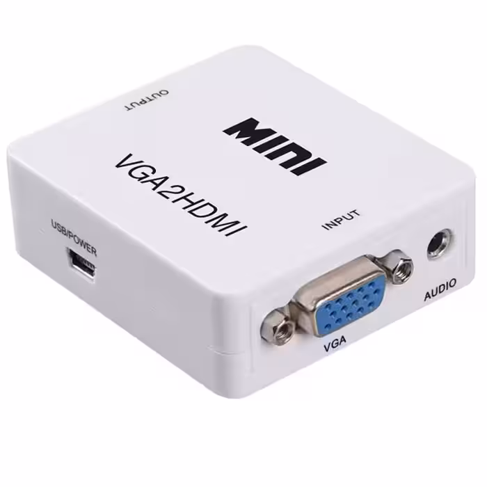 تبدیل VGA به HDMI وی نت MINI  با خروجی صدا