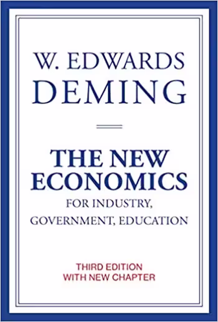 خرید و دانلود نسخه کامل کتاب The New Economics for Industry, Government, Education (3rd edition) - Original PDF