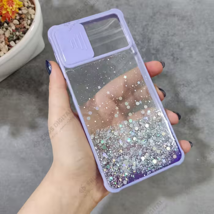 قاب گوشی Samsung Galaxy M51 محافظ لنز دار کشویی اکلیلی