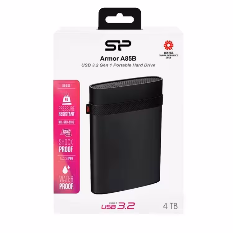 هارد اکسترنال سیلیکون پاور مدل ARMOR A85B ظرفیت 4 ترابایت
