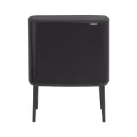 سطل زباله 36 لیتر مشکی چهارپایه برابانتیا brabantia