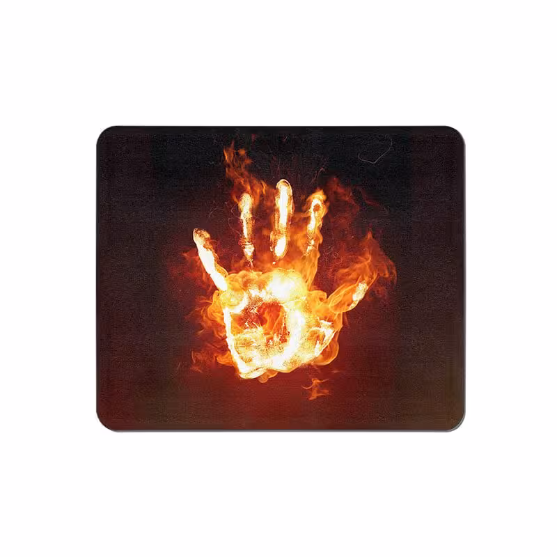 خرید و قیمت ماوس پد طرح دست آتش کد 3588