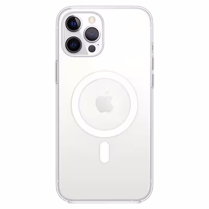 کاور مدل مگ سیف Clear مناسب برای گوشی موبایل اپل سفید iPhone 12 Pro Max کد M9906