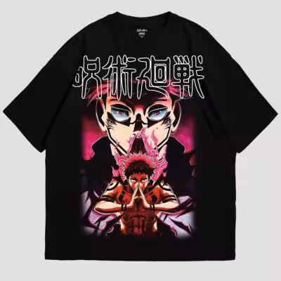 تیشرت لانگ طرح انیمه