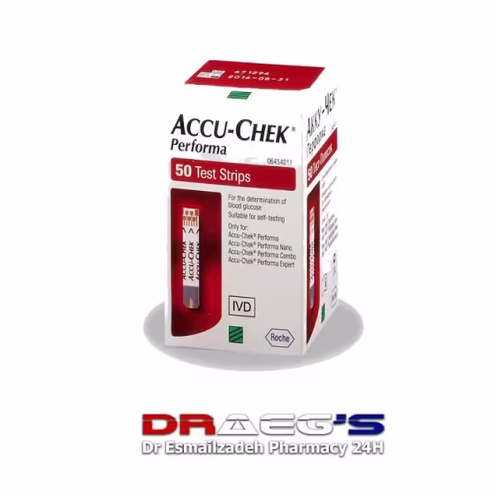 نوار تست قند برند اکیو چک (ACCU-CHEK) مدل پرفورما 50.