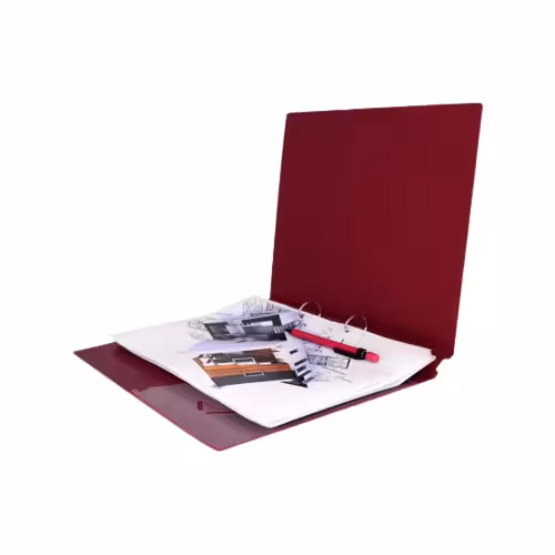 کلاسور 2 حلقه(مات) پلاستیکی پاپکو 647-2RINGS